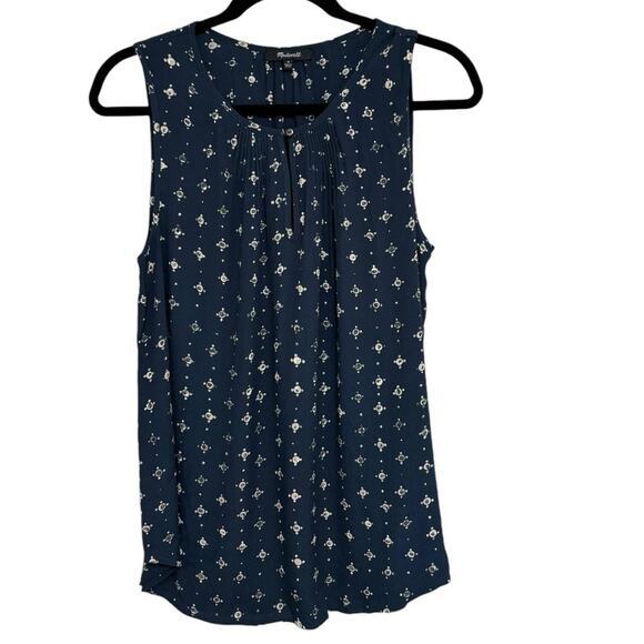 Madewell Memory Tank in Medallion Dot - Size M - Picture 2 of 5